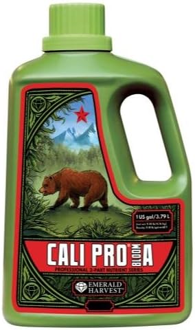 Emerald Harvest 723914 Cali Pro Bloom A Gallon/3.8 Liter (4/Cs) fertilizers, 3.8 L, Natural