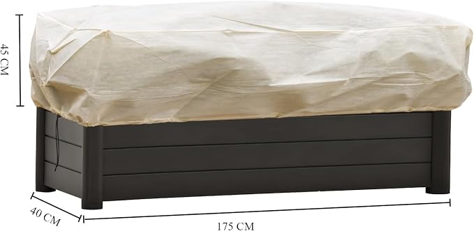 Plant Cover Freeze Protection, Winter Plant Covers, Plant Frost Cover, Tree Plant Freeze Protection Covers, Planter Plant Winter Frost Blanket with Zip Drawstring,2 Pack (68.9x17.7x15.7INCH)