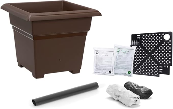 EarthBox 81703.01 Root & Veg Garden Kit, Standard, Chocolate