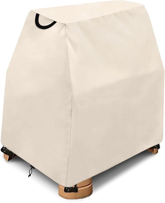 AKEfit Kids Water Table Cover Fits Rain Showers Splash Pond Water Table for Toddlers, Waterproof Dustproof Outdoor Toys Cover, Beige