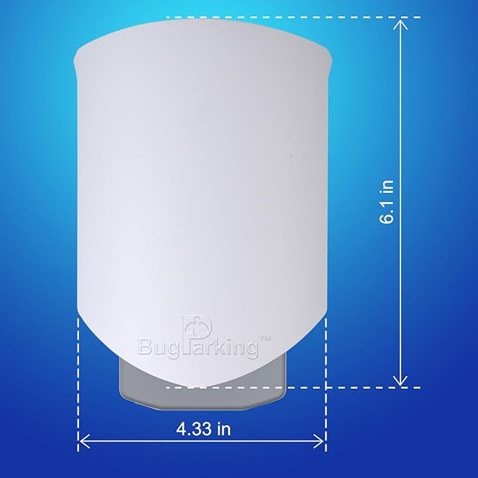 Flying Insect Trap, Plug-in UV Light for Gnats, Fruit Flies and Houseflies, Silent Sticky Catcher for Indoor Use, 1 Device & 3 Refills