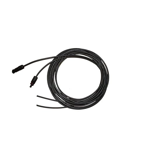 Renogy One Pair of 10ft. 12AWG Adaptor Kit Solar Cable PV with Female and Male Connectors, Connect Solar Panel and Charge Controller