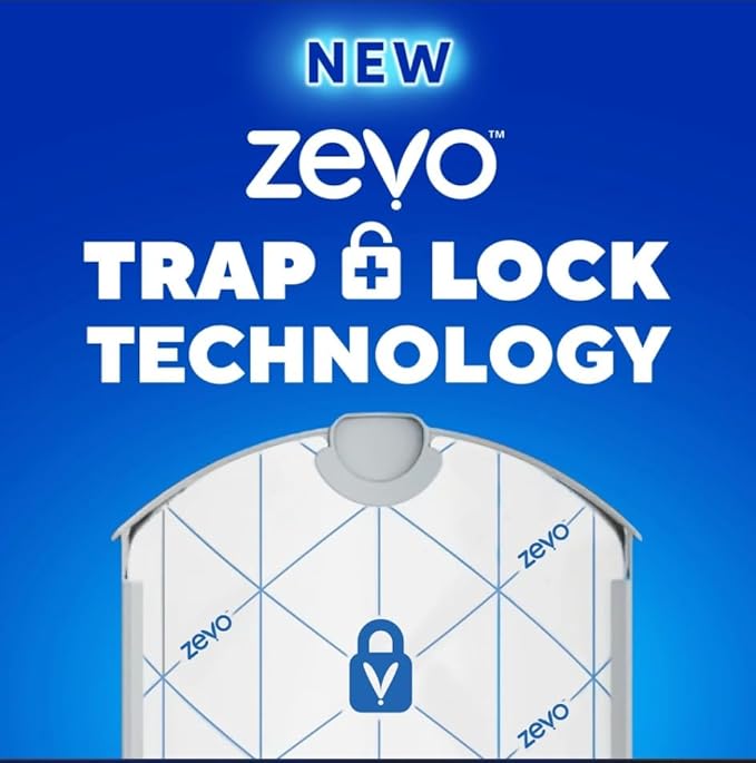 Zevo Flying Insect Trap Refill Cartridges - Plug in Fly Trap Indoor Bug Catcher Refills for Gnats, House & Fruit Flies - Mess-Free (4 Cartridges Pack)