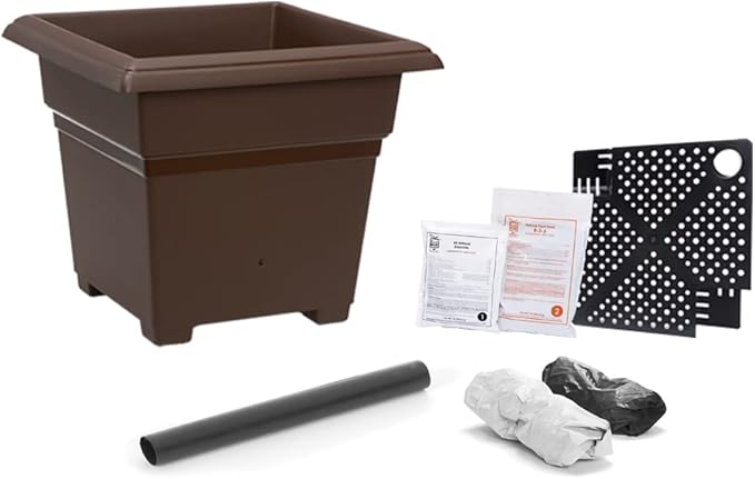 EarthBox 81753.01 Root & Veg Garden Kit, Organic, Chocolate
