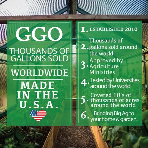GGO Plant Armour – Natural Plant Disease Control & Growth Promoter with Chitosan – Concentrated Solution for Lawns, Potted Plants, Fruits, and Vegetables – Easy-to-Use, Non-GMO, Made in USA