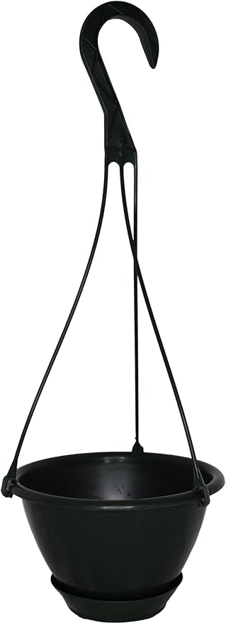 6" Mini Black Plastic Hanging Basket by Koba (25)