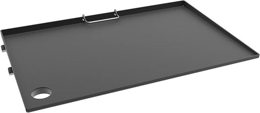 Masterbuilt® Gravity Series 1050 Digital Charcoal Grill and Smoker Pre-Seasoned Steel Flat-Top Griddle Accessory Insert with 435 Cooking Square Inches in Black, Model MB20181622