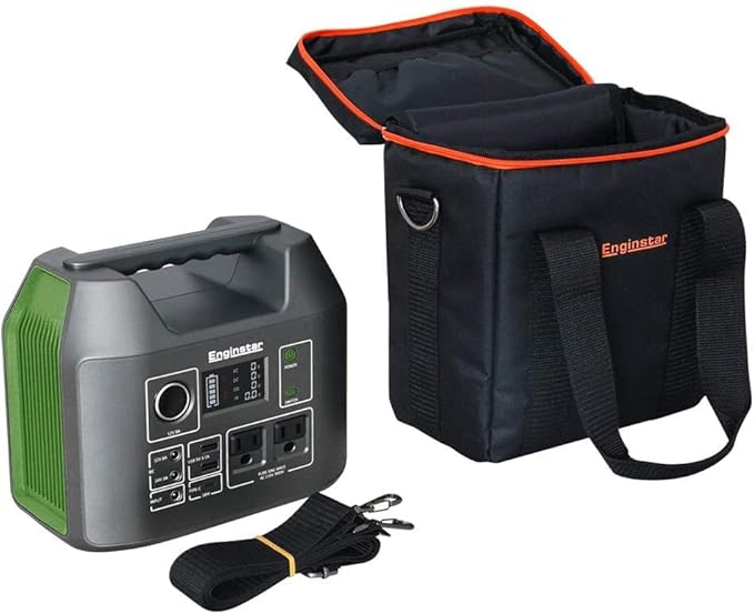 EnginStar Carrying Case Storage box 300W Power Station,Travel Business Lunch Bag, Shockproof Universal Compatible for Portable Power Station, Picnic Camping Wild Fishing Hunting