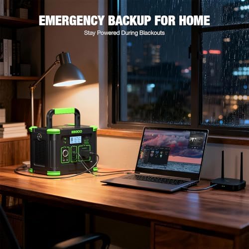 GRECELL 300W Portable Power Station 288Wh Solar Generator with USBC PD 60W, 110V Outlet Perfect for Camping, Outdoor Trips, Home Backup & Travel