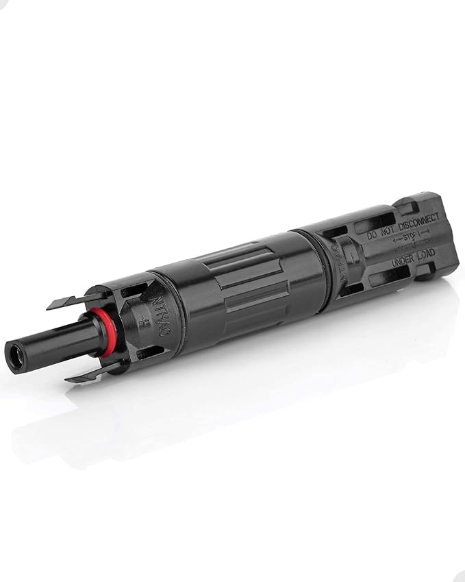Jtron 10 PCS PV Solar Panel Connector Male/Female 1000V 20A Built-in Diode Inline Fuse Solar Wire Connectors Waterproof Anti-backflow (20A)