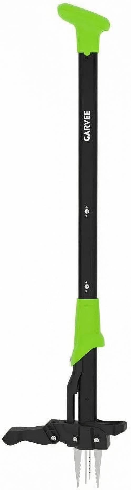PeakPursuit Stand Up Weed Puller - 40" Heavy Duty Standing Weeder Tool with 4 Cast Iron Claws & Easy Eject, Deep Root Weed Removal Tool for Lawn Care, Back Saving Garden Gifts for Seniors