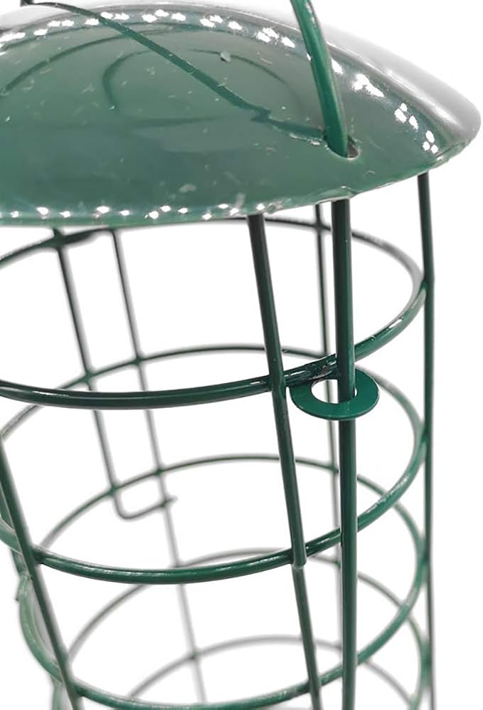 Suet Ball Bird Feeder Outdoor Hanging Metal Wire Wild Bird Feeder Fat Ball Food Feeder (1)