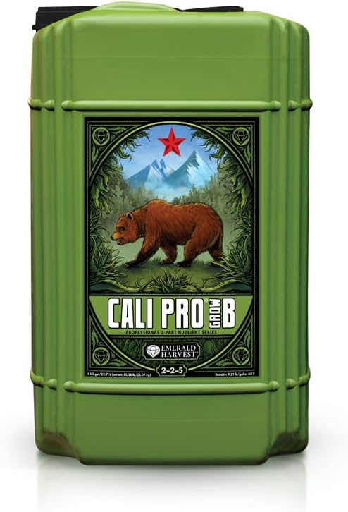Emerald Harvest 723908 Cali Pro Grow B 6 Gal/22.7 L(1/Cs) fertilizers, Natural
