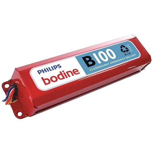 Bodine B100 - Emergency Backup Battery - 90 min. - Operates 17-40 W 2 ft. - 4 ft. T8, T10 or T12 or 4-pin long compact lamps - 120/277 Volt