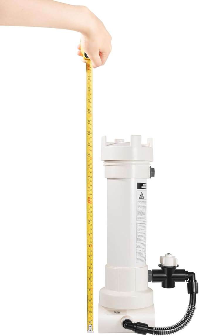 R171096 Pool Chlorinator, 320 Automatic in-Line Chlorine/Bromine Feeder Compatible with Rainbow 320, Upgraded Replacement for R171096 Chlorinator for Pools and Spas, for 6,500–70,000 Gallons