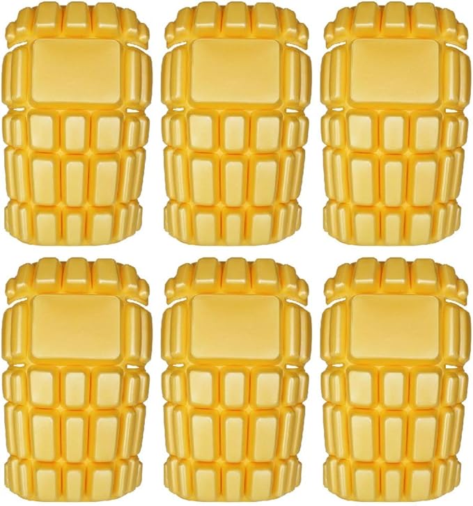 3 Pairs Foam Knee Pad Inserts,Cargo Pants Knee Pads,Gardening Knee Pads 9.45''x6.6''×0.7"(L-Durable)