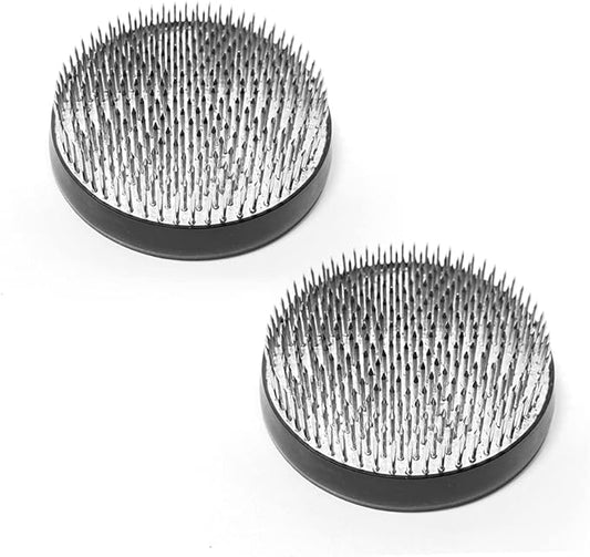 Flower Frog Stainless Steel Pin Frog Flower Arrangement Holder (2.76 Inch (2pcs))