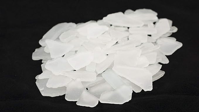 Nautical Crush Trading White Sea Glass – 22oz Beach Glass for Crafts, Vase Fillers & Decor – Bulk Tumbled Seaglass Pieces for DIY Projects – Recycled Seaglass for Home, Weddings & Art