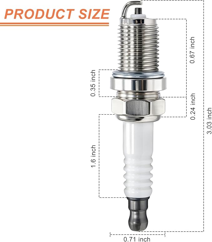 RC12YC Spark Plug Compatible with 491055 491055S 491055T 72347GS 72347 805015 M78543 for Kohler 12 132 02, 12 132 02-S, 25 132 12-S (Pack of 2)