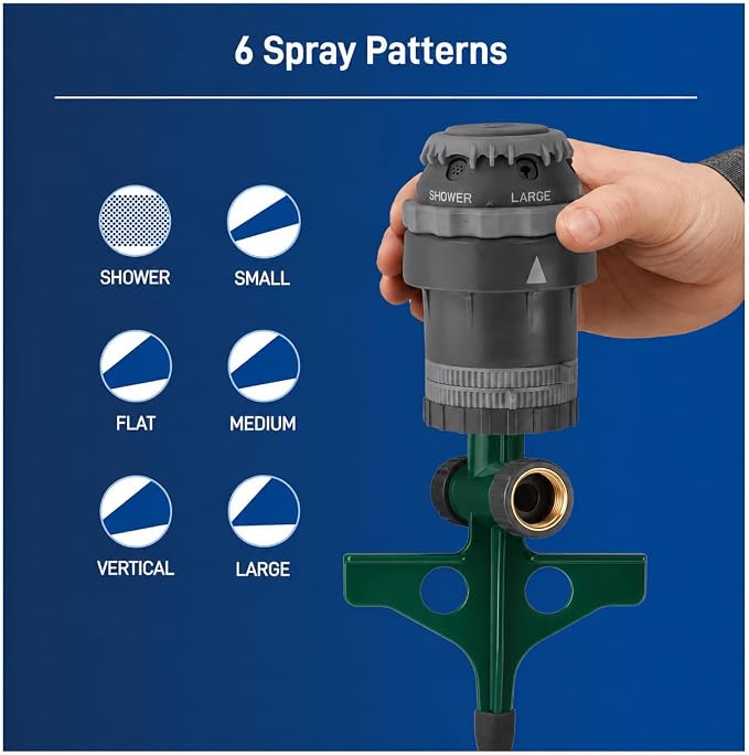 2-Pack Orbit H2O-6 Gear Drive Sprinkler - Versatile Gear Drive for Efficient Lawn Watering