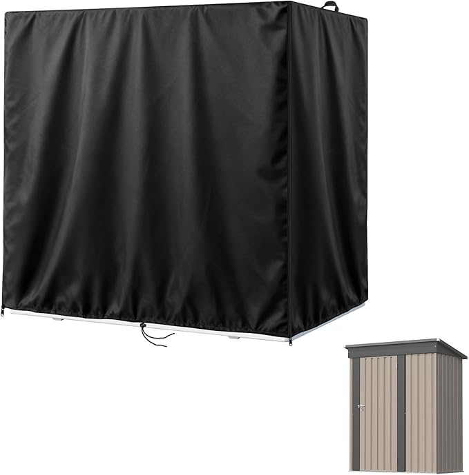 Kasla Storage Cabinet Cover, Outdoor Chest Storage Waterproof Cover, Weatherproof Cabinets Covers for Kitchen Patio Garden Backyard - 64"Lx35"Wx71"H
