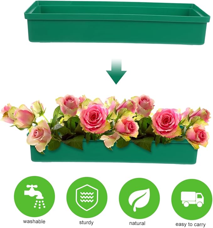 BESPORTBLE 40pcs Floral Foam Tray Flower Arrangement Trays for Weddings Parties Material Easy to Use Stable Floral Holder for Beautiful Arrangements