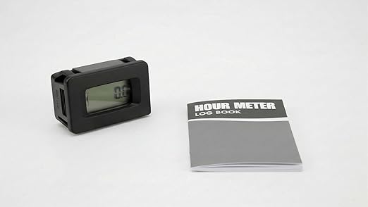 Hardline Products USA Digital Hour Meter – OEM Replacement for John Deere - Toro - Ariens & Briggs Stratton – Fits 100, X & G Series Mowers – Waterproof Maintenance Gauge for Tractors - E330