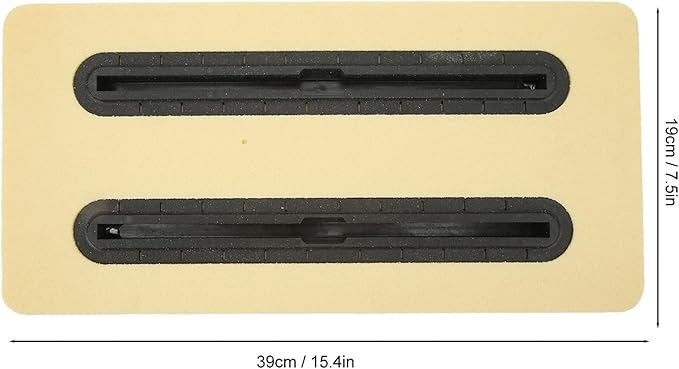 Hydrofoil Foam Box, Stable Hydrofoil Mount Track Box High Strength Lightweight Sturdy for Yard(Black)