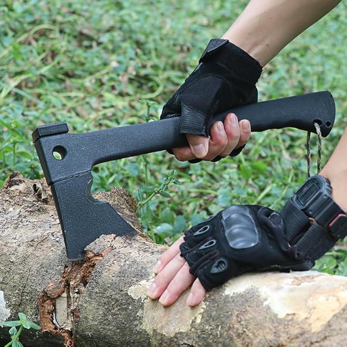Quality horticultural pruning scissors & short axe set
