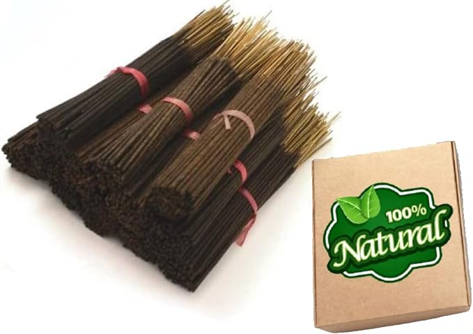 Yajna-Rose-Incense-Sticks 100%-Natural-Handmade-Hand-Dipped Organic-Chemicals-Free for-Purification-Relaxation-Positivity-Yoga-Meditation The-Best-Woods-Scent (500 Sticks (750GM))