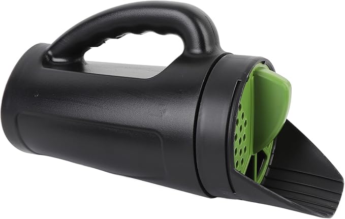 Hand Spreader for Salt Sand, 80oz Manual Seeder with 3 Openings, Ergonomic Handle, PE, PP, ABS, Portable, Easy to Use, for Garden with Soil and Fertilizer