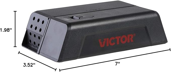 Victor M250S Indoor Electronic Humane Mouse Trap - No Touch, No See Electric Mouse Trap