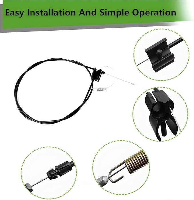 746-04728 946-04728 Single Speed Drive Cable for Troy-Bilt TB200 TB210 TB430 Rotary 15102 Lawn Mower，Replaces 746-04728A 946-04728A