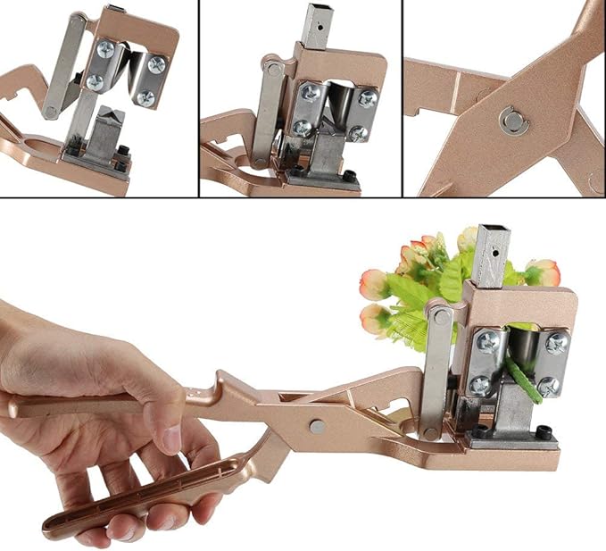 ViaGasaFamido Garden Grafting Tool Pruner, Fruit Tree Pruning Shears Scissor, Aluminum, Grafting Tools with Non-Slip Handle for Gardening Tree Pruning Pruners