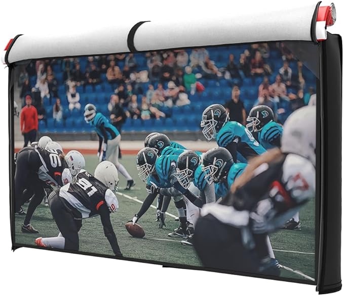 Outdoor 86"-90" TV Set Cover,Scratch Resistant Liner Protect LED Screen Best-Compatible with Standard Mounts and Stands (American Flag )