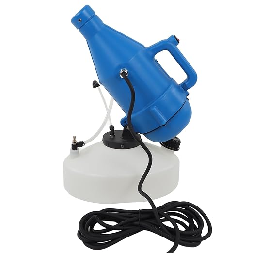 Marhynchus Electric ULV Portable Fogger Adjustable 4.5L Capacity 1400W Power with 5m Cable for Indoor Outdoor Commercial Use (US Plug 110V 700W)