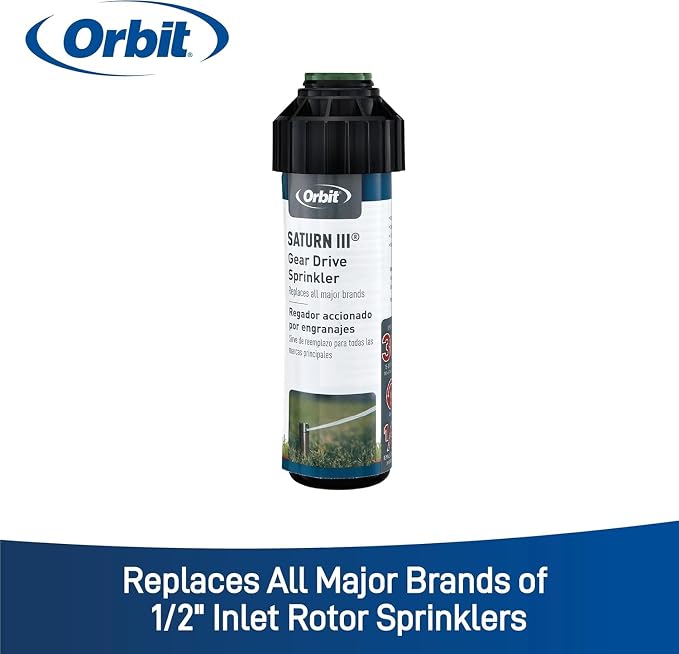 Orbit 55069 Saturn III Gear-Drive Rotor Water Sprinkler (5-Pack Saturn III Gear-Drive)