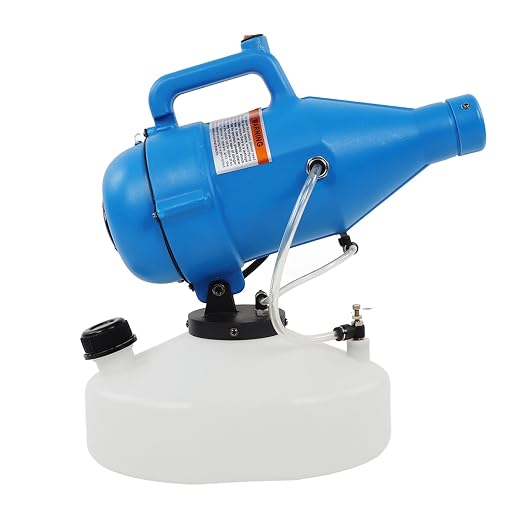Marhynchus Electric ULV Portable Fogger Adjustable 4.5L Capacity 1400W Power with 5m Cable for Indoor Outdoor Commercial Use (US Plug 110V 700W)