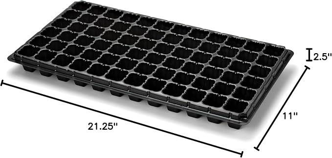 Bootstrap Farmer 72 Cell w/ 1020 Tray - 5 Pack Combo - Extra Strength Starting Trays for Planting Seedlings, Propagation, Germination Plugs