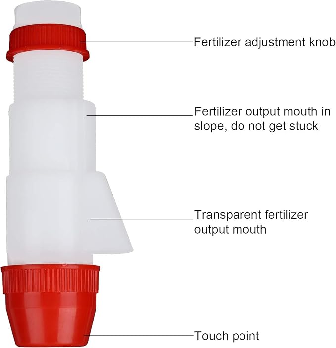 01 Fertilizer Sprayer, Fertilizer Spreader, Ajustable Comfortable Manual Ergonomic Handle Design for Corn Vegetables