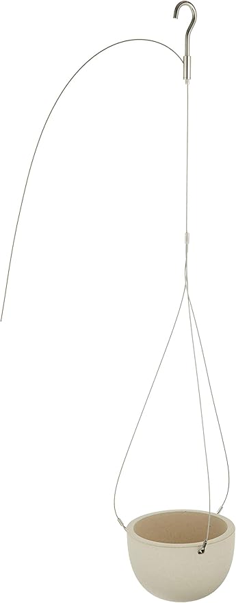 KINTO 29227 Plant Pot 201_ 5.5 inches (140 mm), Beige, Hanging Planter