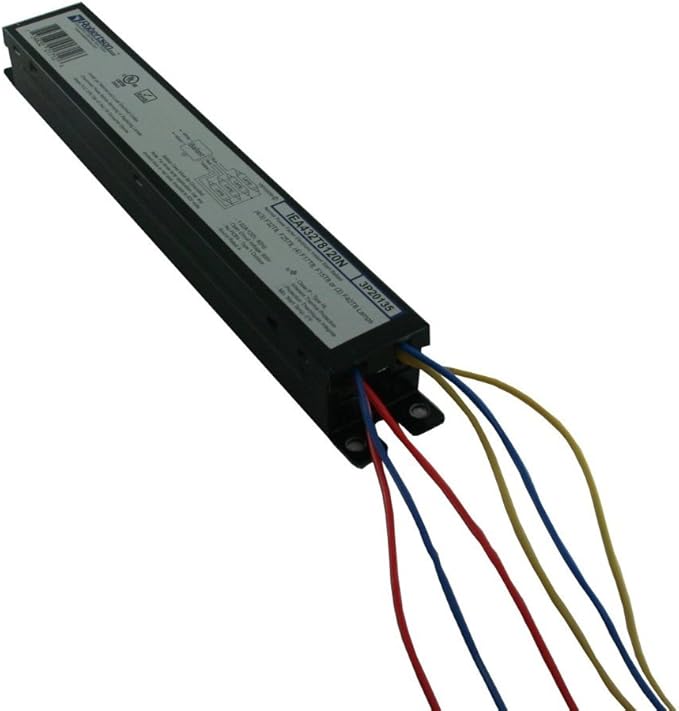Robertson IEA432T8120N (1P20135) Electronic Fluorescent Ballast, for 3 or 4 T8 Fluorescent lamps between 17W-32W (F17T8 through F32T8) or 3 F40T8 Lamps, Instant Start, 120V (Qty 10)