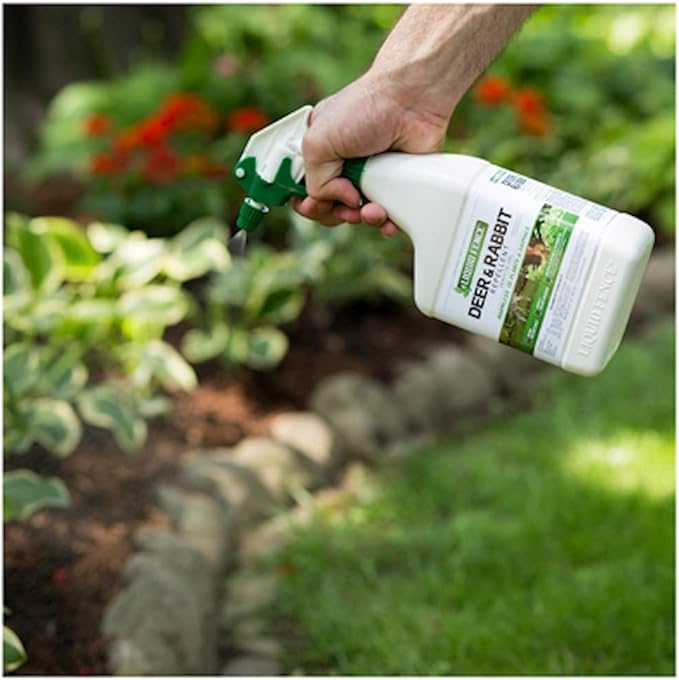 Liquid Fence 112 1 Quart Ready-to-Use Deer & Rabbit Repellent (Pack of 2)