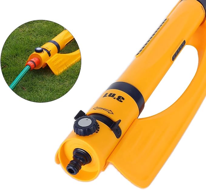 Lawn Sprinkler Garden Oscillating Sprinkler, Automatic Water Sprinkler Watering Irrigation Tool for Home Garden Lawn