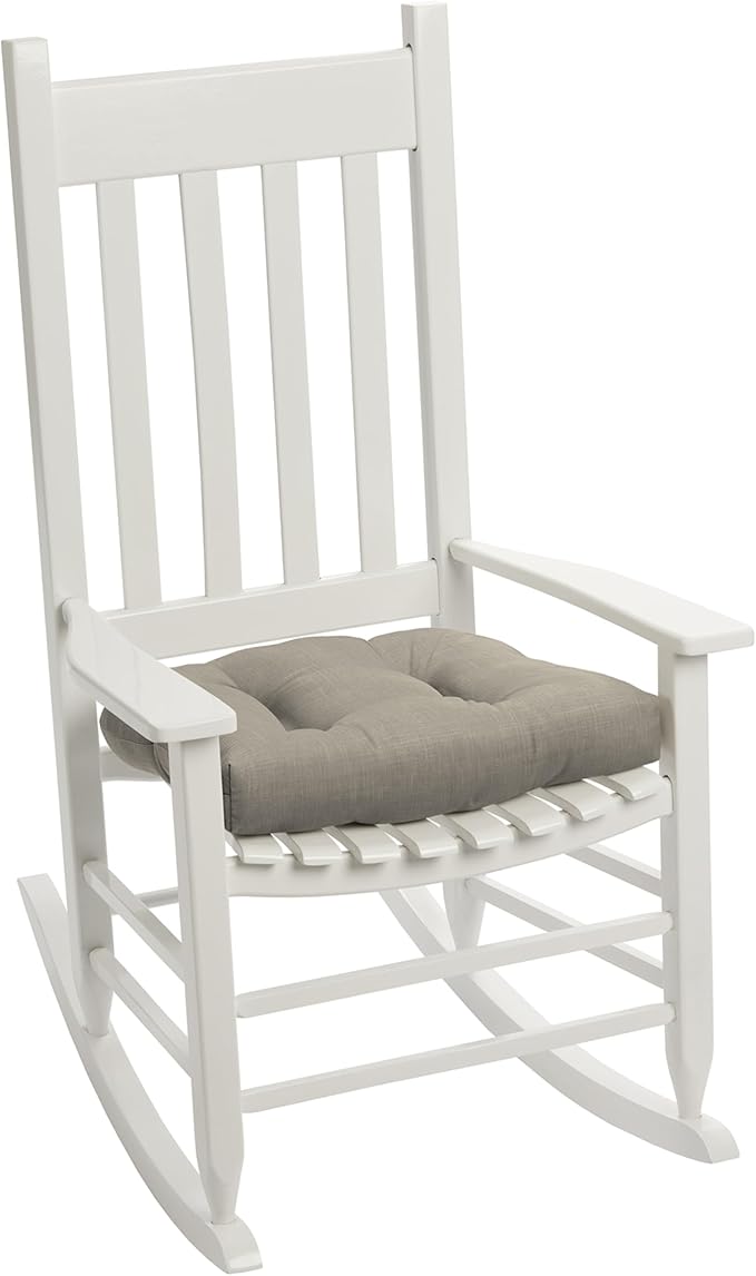 Arden earthFIBER Outdoor Plush Wicker Chair Cushion, 2 Pack, 20 x 18, Rain-Proof, Fade Resistant, Tufted Cushion for Wicker, Adirondack, and Rocking Chairs Sandbar Taupe Texture