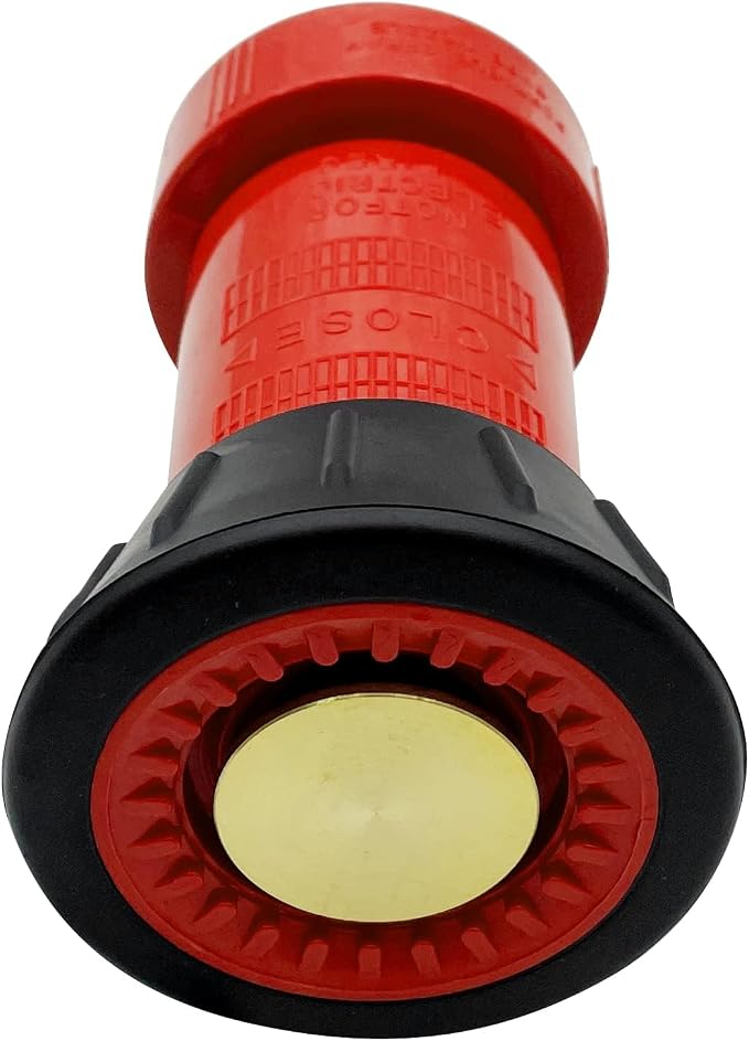 SAFBY Fire Hose Nozzle Thermoplastic Fire Equipment Spray Jet Fog (1.5" NST/NH)