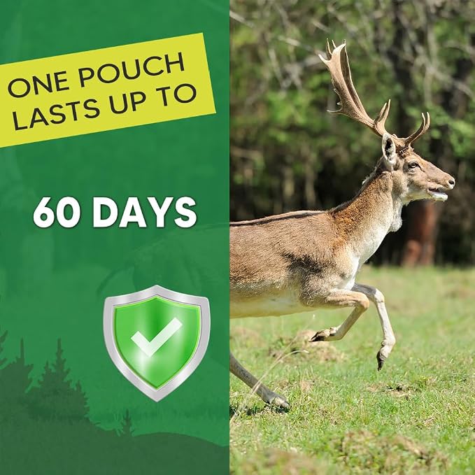 LAQDECDV Deer Repellent, Rabbit Repellent Outdoor, Bunny Repellents for Plant, Deer Repellant for Garden, Rabbits Deterrent for Yard, Keep Deer Away from Flowers/Trees-8P
