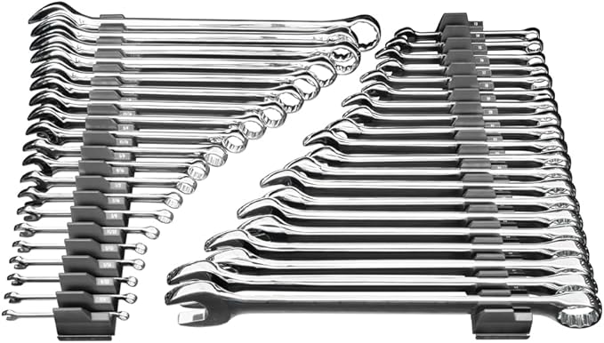 Ernst Manufacturing Wrench Pro - Modular Wrench Organizer for 40 Tools with Magnetic Base (Green) - Made in the USA