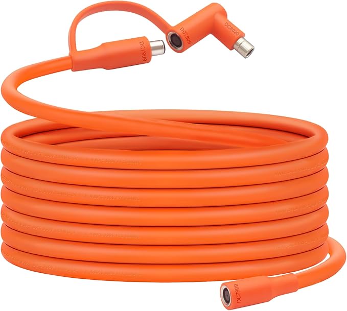 Solar Panel Extension Cable Compatible with Jackery Solar Panel Connector Perfectly for Gz Yeti, Aker, Jackery Portable Power Station (25 Feet)