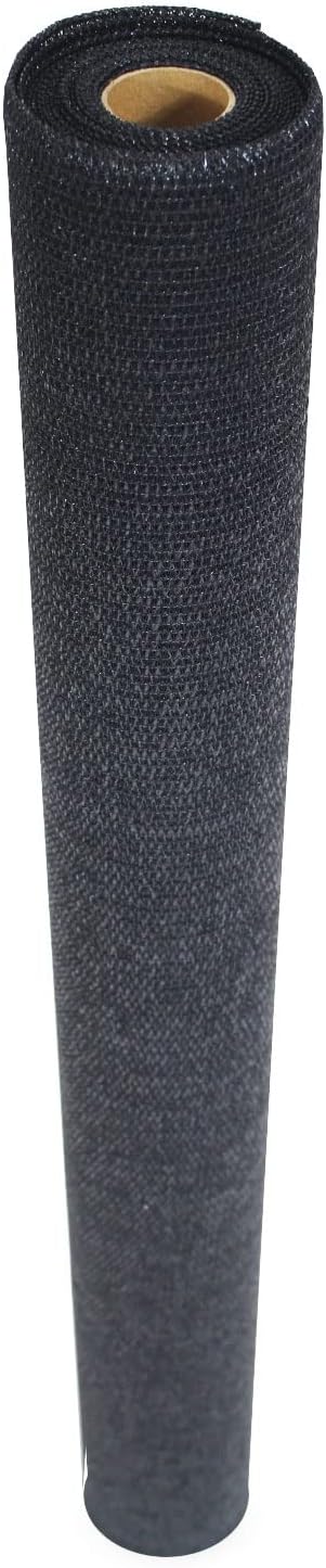 Coolaroo 70% UV Block Prvacy & Screening Fabric - Breathable Fence Cover for Patio, Balcony, Pool, and Play Area, Tear Resistant Windscreen, 6ftx15ft Roll, Black